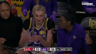 🫣 Rookie Cameron Brink BENCHED After 4th Foul In WNBA Debut | Los Angeles Sparks vs Atlanta Dream
