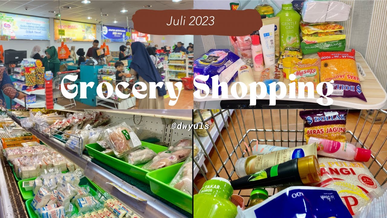 Grocery Shopping Mirota Kampus Godean || belanja bulanan anak kost || JULY