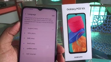 Samsung M33 5G language change solution / default language to English.