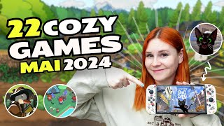 22 NEUE Indie & Cozy Games im Mai 2024 für PC & Nintendo Switch | New Game Releases