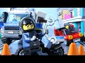 LEGO City Prisoner Transport Breakout Fail STOP MOTION LEGO Police vs Crooks | LEGO | Billy Bricks