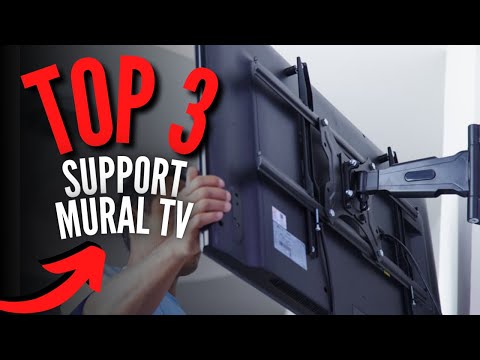 Meilleur Support Mural TV 2022 (pour écran plat et incurvé jusqu'à 190 cm)