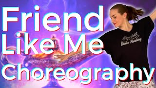 Beginner Jazz Dance Choreography Routine | Aladdin Friend Like Me