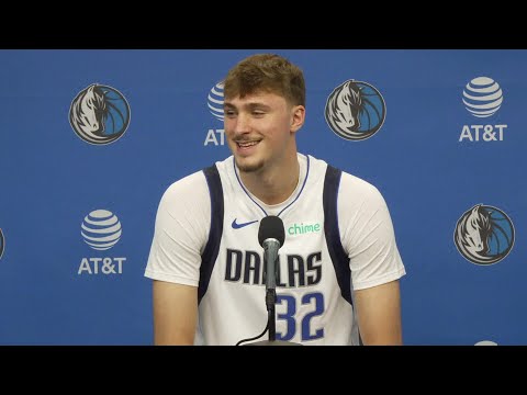 Cooper Flagg Talks Meeting MJ, Duke Pride, Year One Expectations & More at Mavericks 2025 Media Day