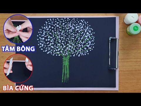 Video: Cách Vẽ Hoa Bằng Một Mảnh Bìa Cứng