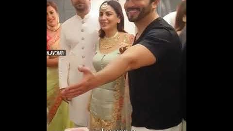 Shraddha Arya & Dheeraj Dhoopar With All Family Cutting The Cake 🔥😍 Kundali Bhagya