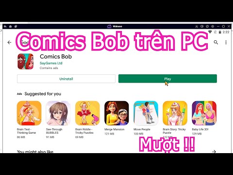 Comics Bob PC - Cách tải & chơi mượt trên Máy tính/ Laptop Windows