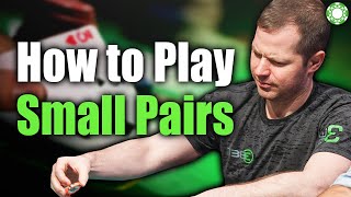 How to Play Small Pairs at All Stack Depths - A Little Coffee with Jonathan Little