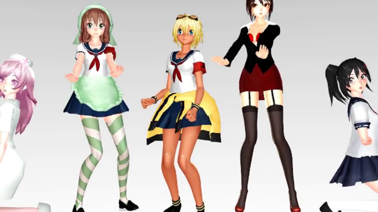 Mmd Sexy Love Yandere Simulator Youtube