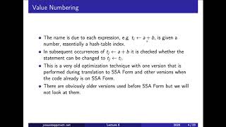 F06 / 1: Redundancy elimination (level 3)