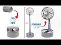 How to make a portable tower fan from pvc pipe at home