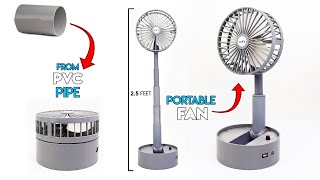 How To Make a Portable Tower Fan From PVC Pipe at Home