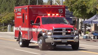 LAFD Rescue 15 Transporting