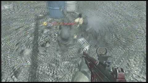 COD4 1v1 funny moment