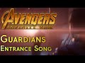 Avengers Infinity War - Guardians Entrance song (how it is in the movie)