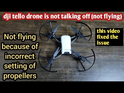 Video: Waarom stijgt mijn tello-drone niet op?