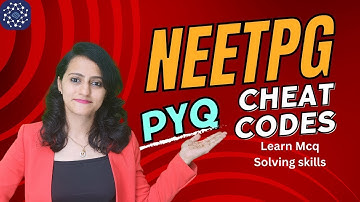 PYQ Cheat codes - NEETPG 24 PYQ | Test and discussion | Dr. Nikita Nanwani |  Medsynapse app