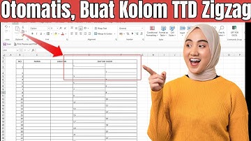 Cara Membuat Kolom Tanda Tangan Zig Zag Otomatis di Excel