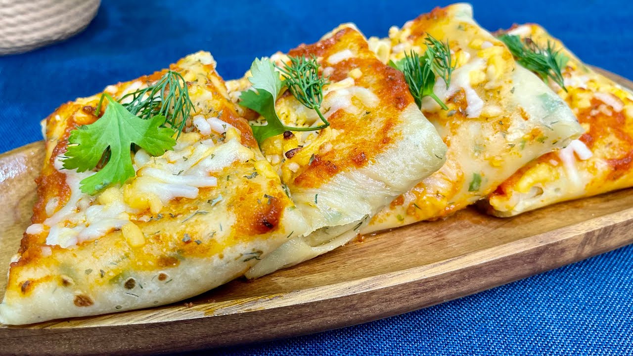 ألذ وأسهل وصفةكريب مالح بالدجاج/ممكن تجربوها في البيت/والطعم خرافي!!!!!