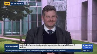 Chris Taylor - Interview with Ros Childs on ABC News - 1 August