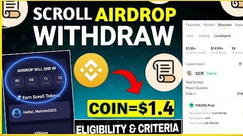 Scroll airdrop guide| Scroll airdrop withdrawl | Scroll airdrop link | scroll airdrop claim