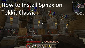How to Install Sphax on Tekkit Classic