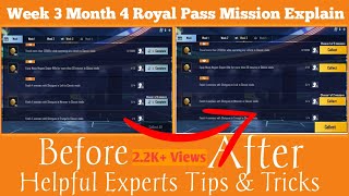Week 3 Royale Pass Missions Explained BGMI | Week 2 All RP Mission BGMI C1S1|C1S1 M3 Week 1 Mission