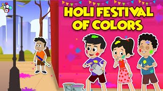 Holi - Festival of Colors | Happy Holi | Animated Stories | English Cartoon Stories | PunToon Kids