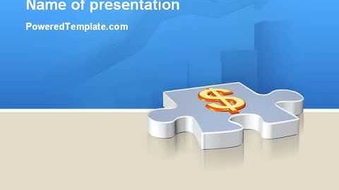 Money Investment PowerPoint Template by PoweredTemplate.com
