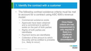 Step 1: Identify the contract | Revenue Recognition and ASC 606