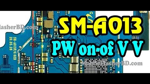 Samsung A01 SM-A013 Power Button Vol+ Vol - Key Not Working Problem Fix Jumper Ways Line #GSM_Free