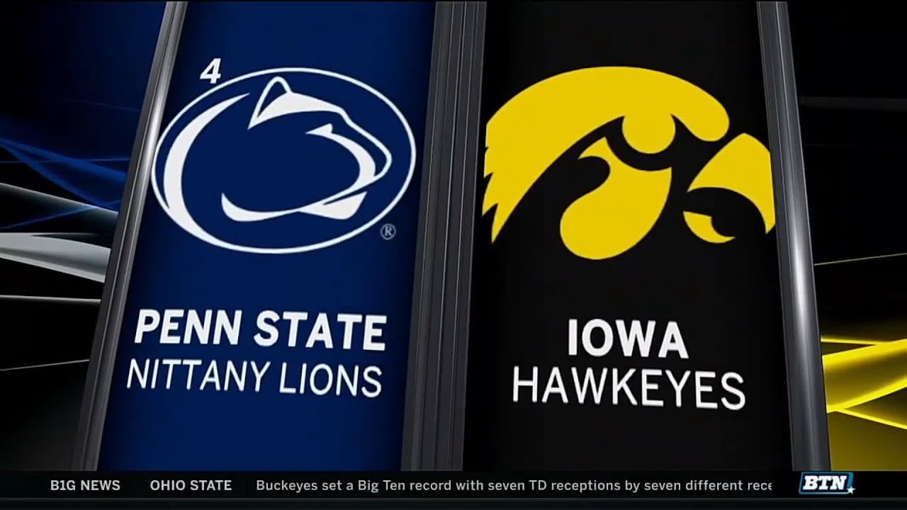 Penn State at Iowa Football Highlights YouTube