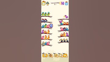 Bird sort calar game leval 944 #leveldesign #colorgame #gameartdesign #gameplay #colorconcept #gamea