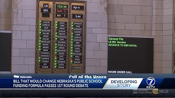 Nebraska public school funding debate