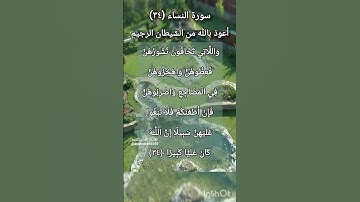 سورة النساء الآية ٣٤