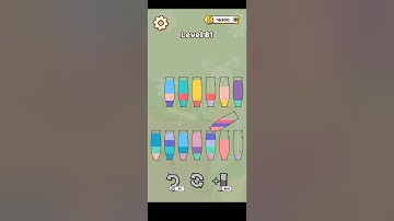 How to complete Drink sort master advance mod Level 81