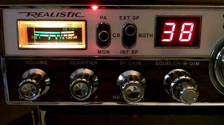 CB skip on 38 LSB - 27.385 MHz - Vintage Realistic TRC-451