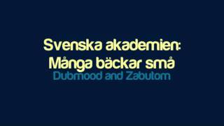 Dubmood and Zabutom - Svenska akademien - många bäckar små