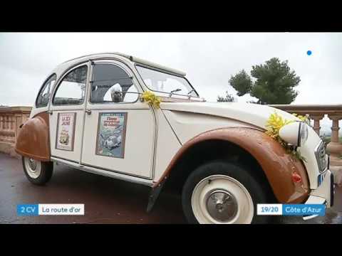 La 21ème Route d'or, rassemblement de centaines de 2 CV