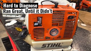 Fixed - Stihl BR400 Leaf Blower Not Running Well - Stalling, Flooding Out, Won't Idle, Won't Rev-Up!