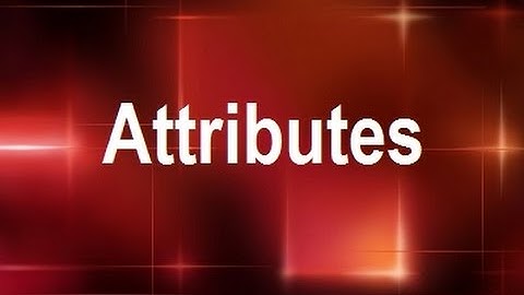 MicroStrategy - Attributes - Online Training Video by MicroRooster