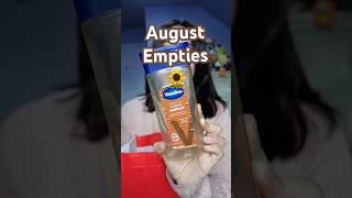 Products I’ve used up in August ! #shopmystash