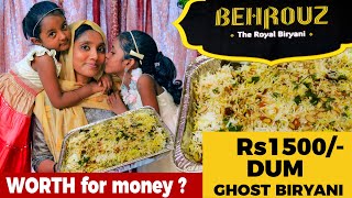 Rs 1500 Dum Gosht Mutton Biryani I Behrouz I Tastee with Kiruthiga