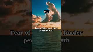 Fear : Fear of failure can hinder personal growth quotes motivation psychologyfacts life love
