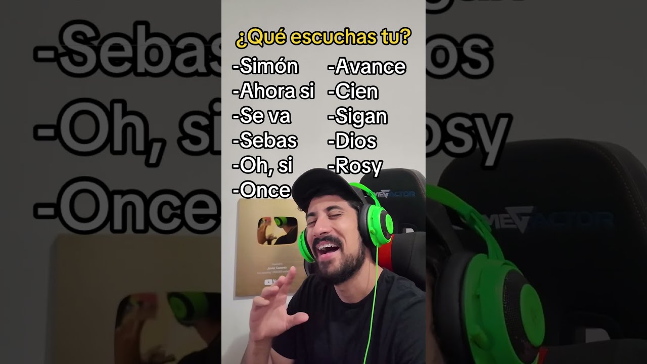  QU ES LO QUE ESCUCHAN USTEDES