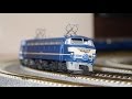 KATO EF66最新ロット若干カスタムと24系25形寝台特急はやぶさフル編成