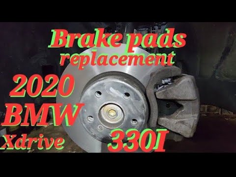 How to remove & replace front brake pads & resurface rotor. BMW 330I ...