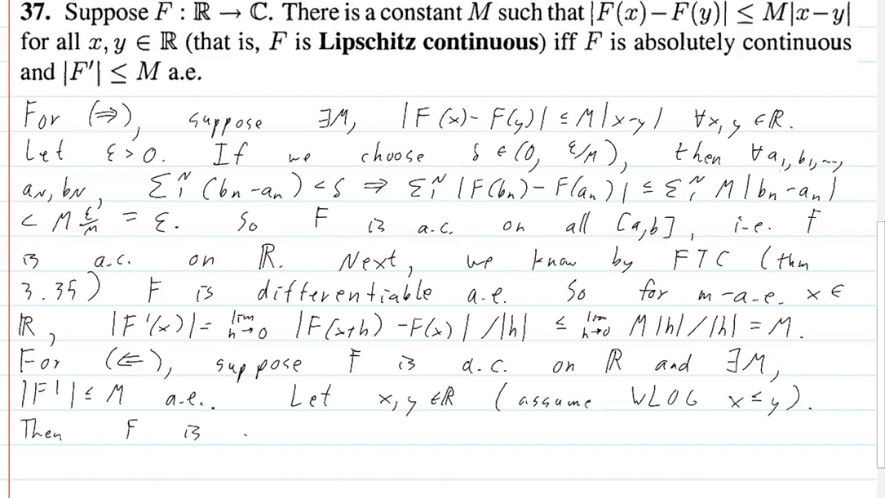 Folland Chapter 3 Exercise 37 - YouTube