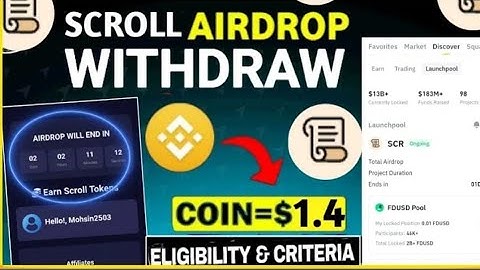 Scroll airdrop guide Scroll airdrop withdrawl | Scroll airdrop link | scroll airdrop claim