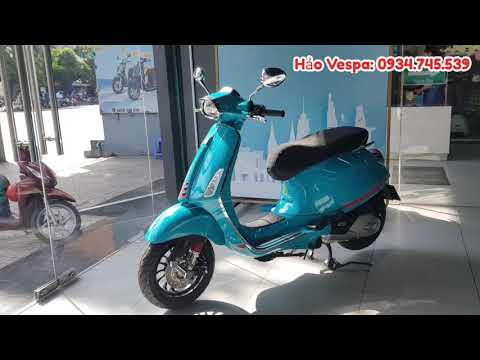 Xe máy điện Vespa Osakar Nispa SE màu xanh ngọc  Giá Tốt  Trả Góp 0